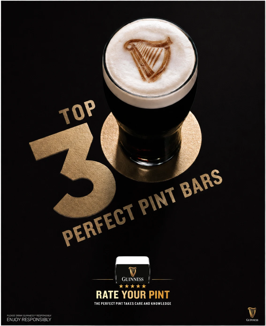 Guinness “30大完美黑啤酒吧”名单来了!